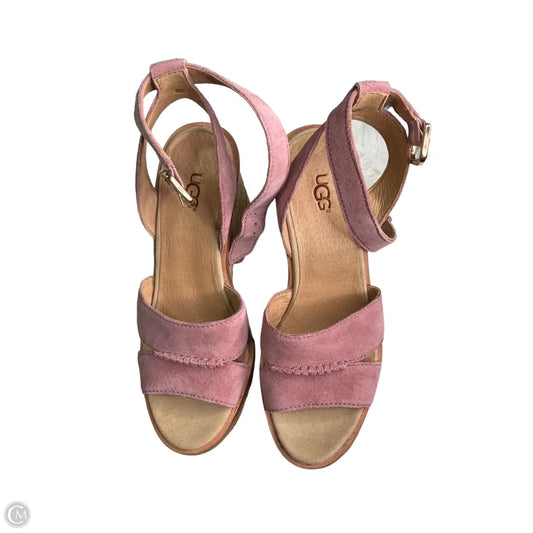 Shoes Designer By Ugg In Pink, Size: 7