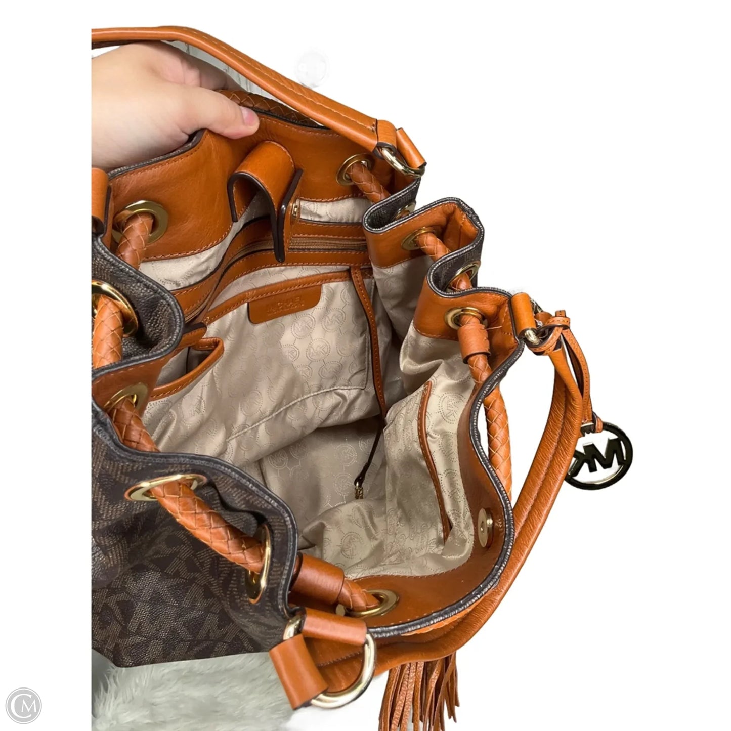 Handbag Designer By Michael Kors, Size: Large