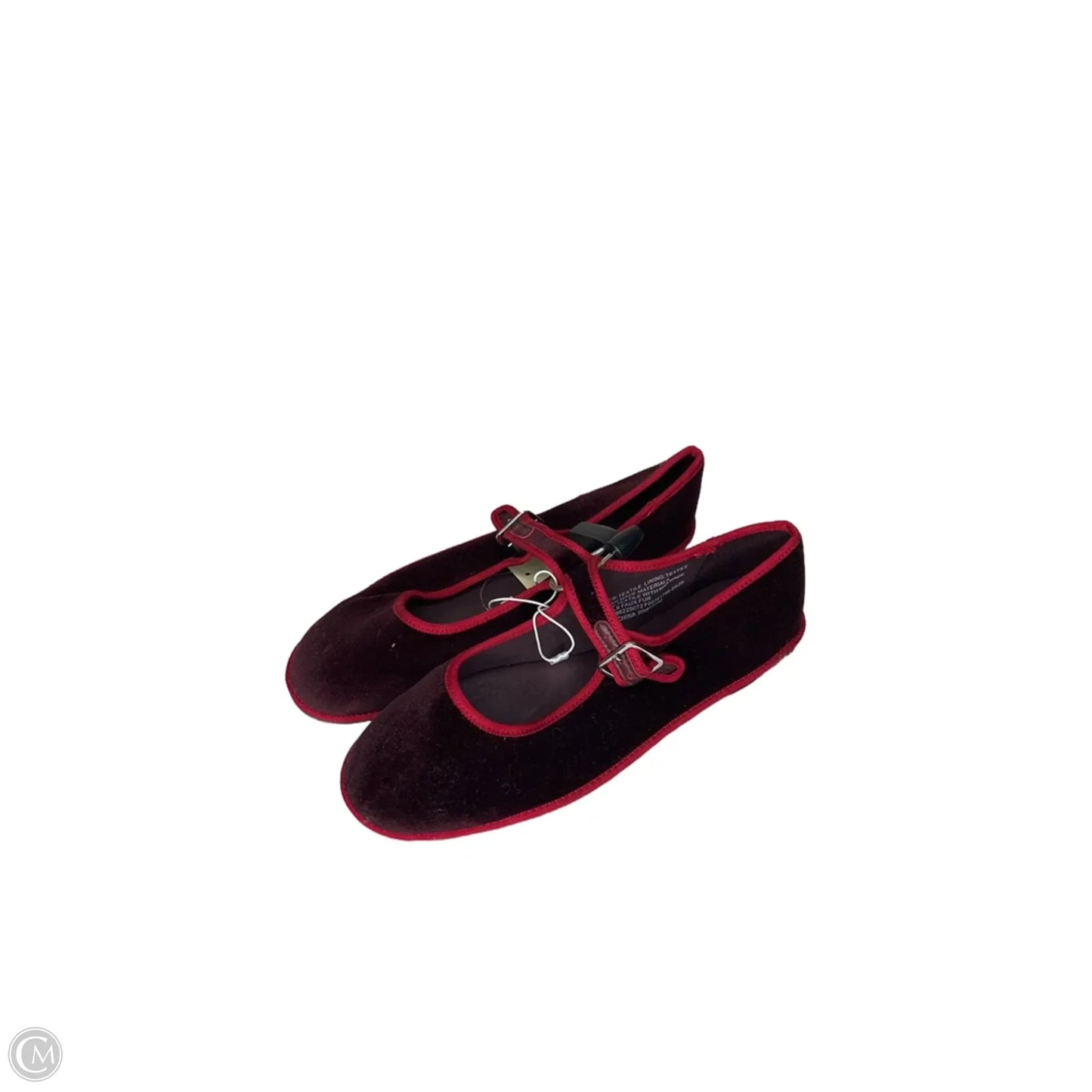 Shoes Flats By Universal Thread In Red, Size: 9