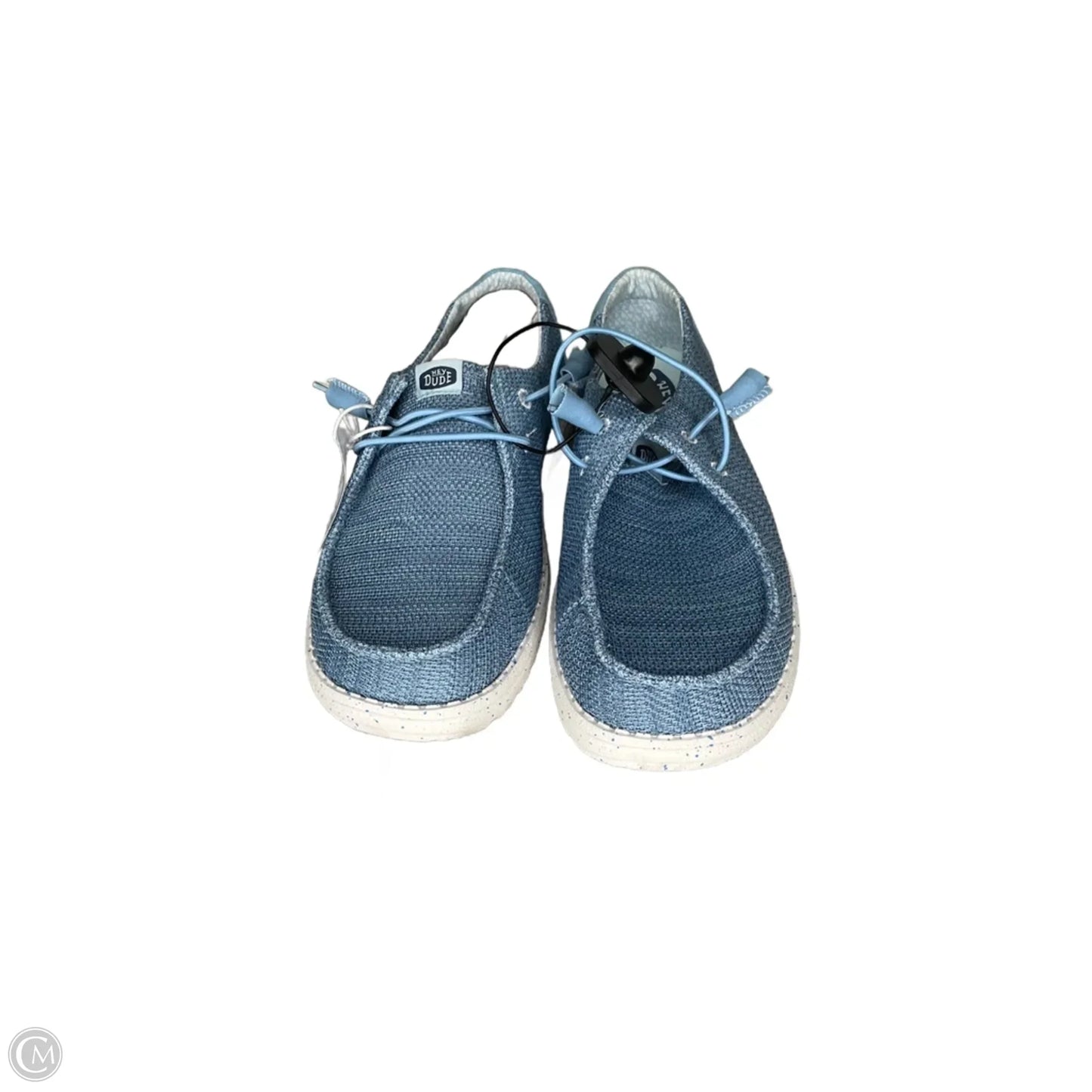 Shoes Sneakers By Hey Dude In Blue, Size: 10