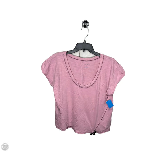 Top Short Sleeve By Pilcro In Pink, Size: M