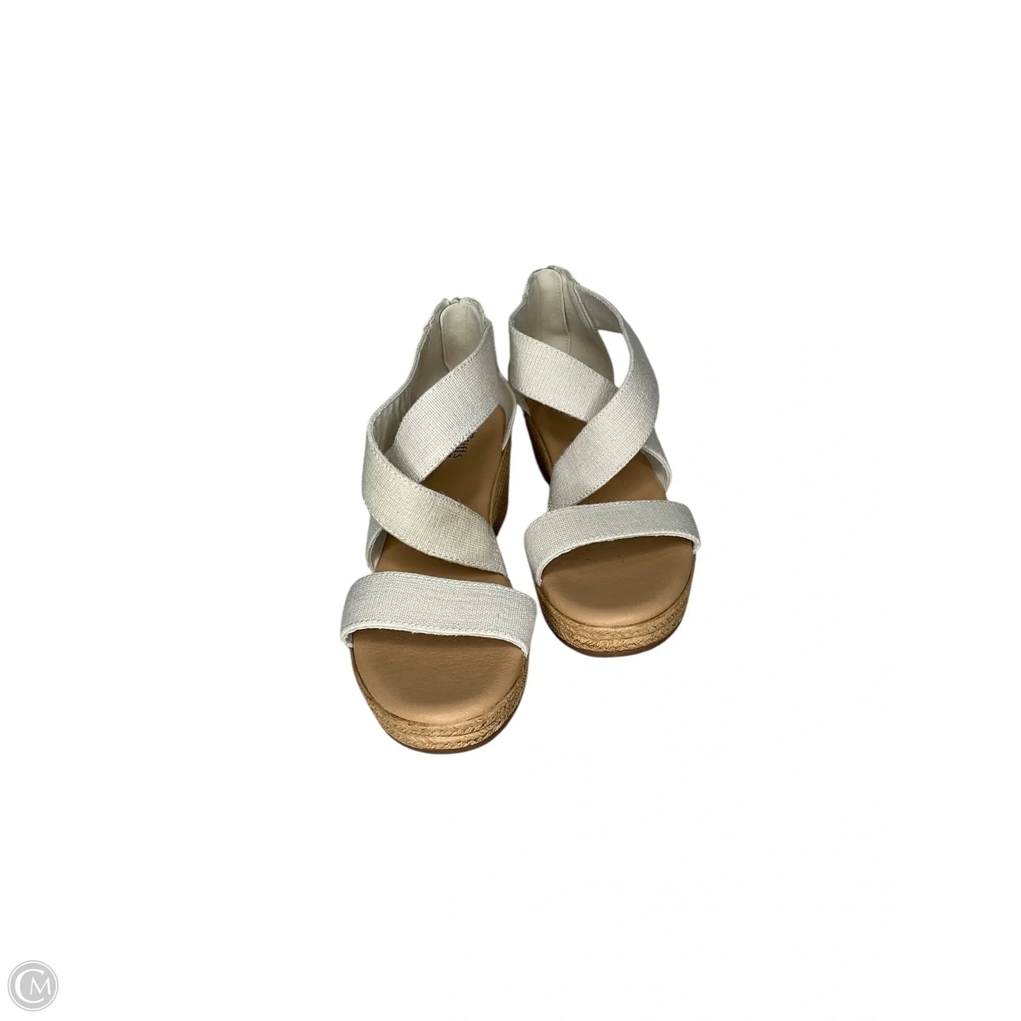 Shoes Heels Block By Clothes Mentor In Cream, Size: 11