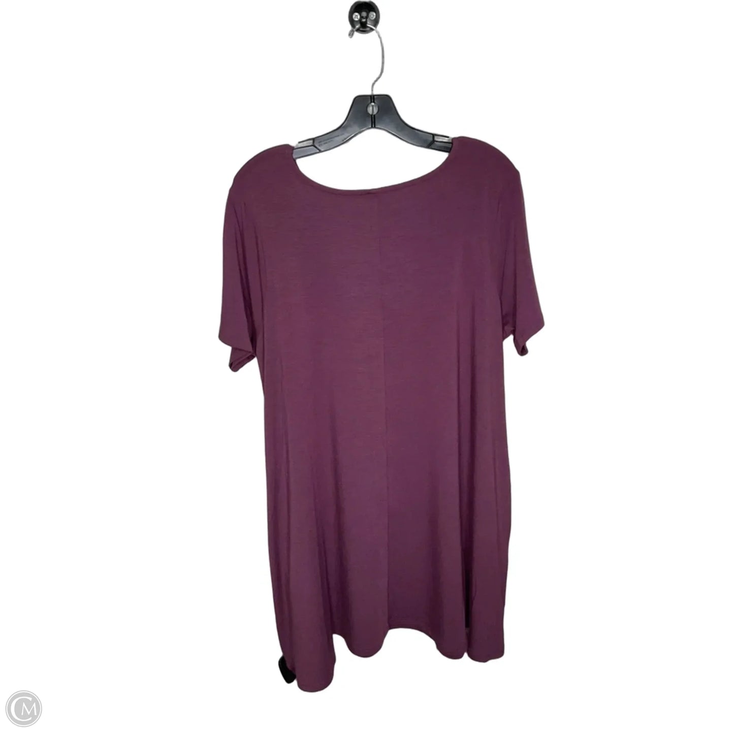 Dress Casual Short By Zenana In Purple, Size: 2x