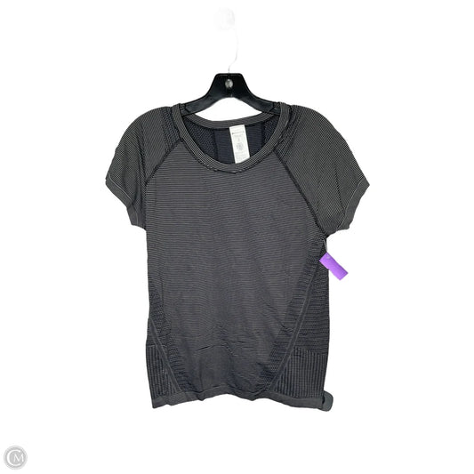 Athletic Top Short Sleeve By Athleta In Black, Size: Xl