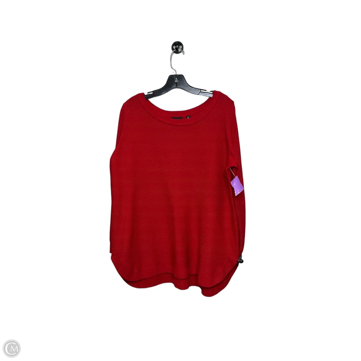 Top Long Sleeve By Cyrus In Red, Size: 1x