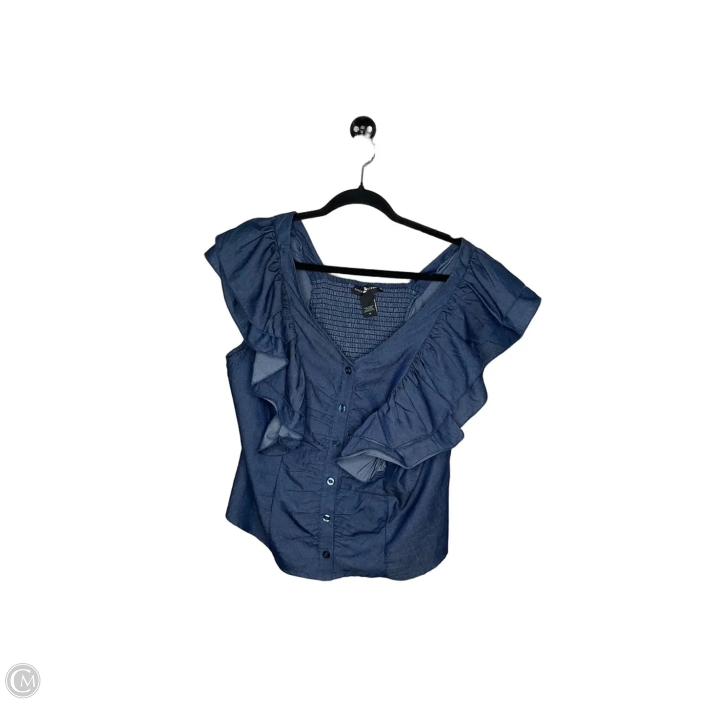 Top Sleeveless By Ashley Stewart In Navy, Size: Xl