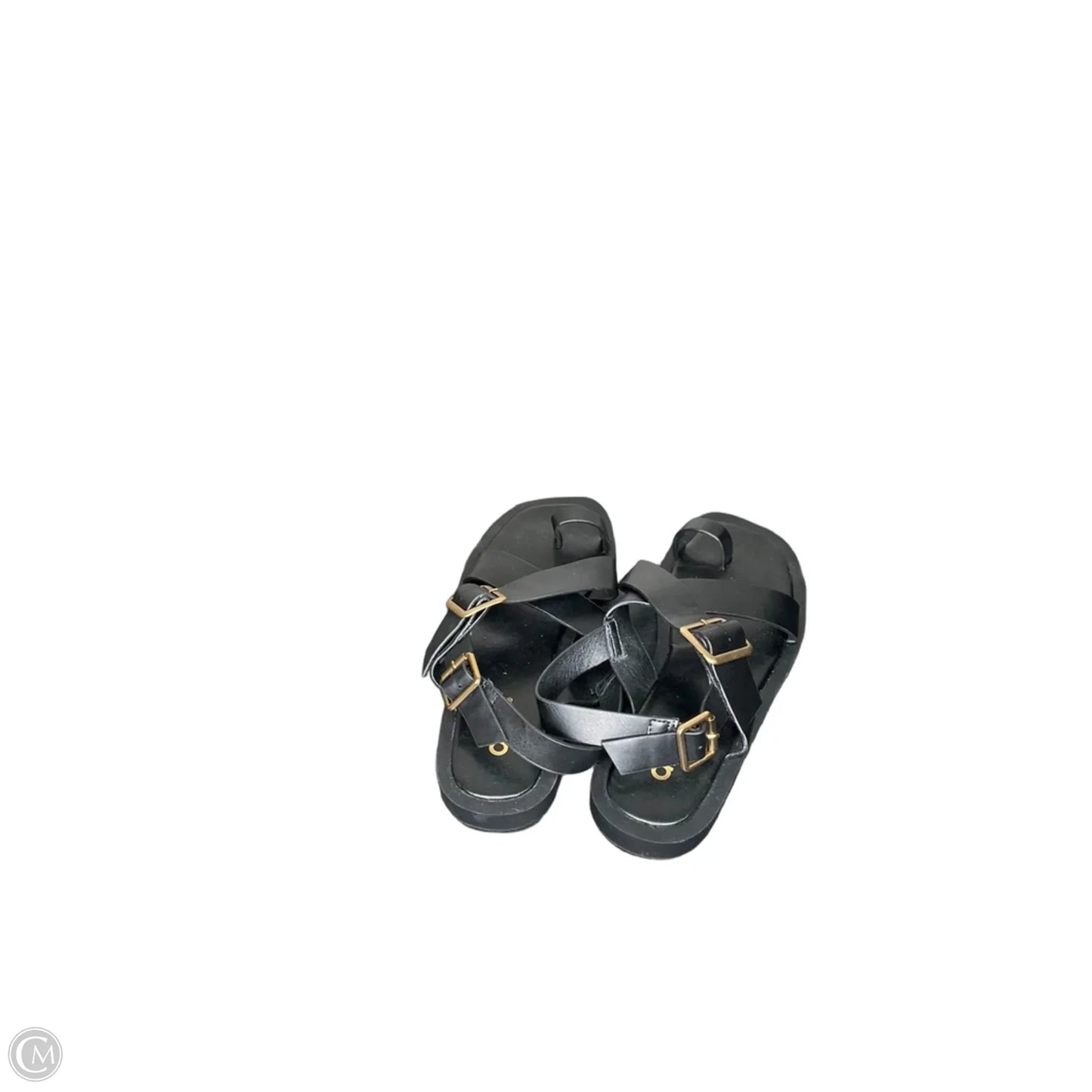 Sandals Flats By Diba In Black, Size: 7.5
