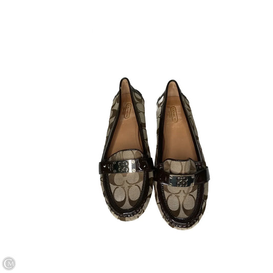 Shoes Designer By Coach In Brown, Size: 8.5