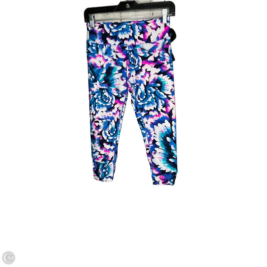 Athletic Leggings By Calvin Klein In Multi-colored, Size: S