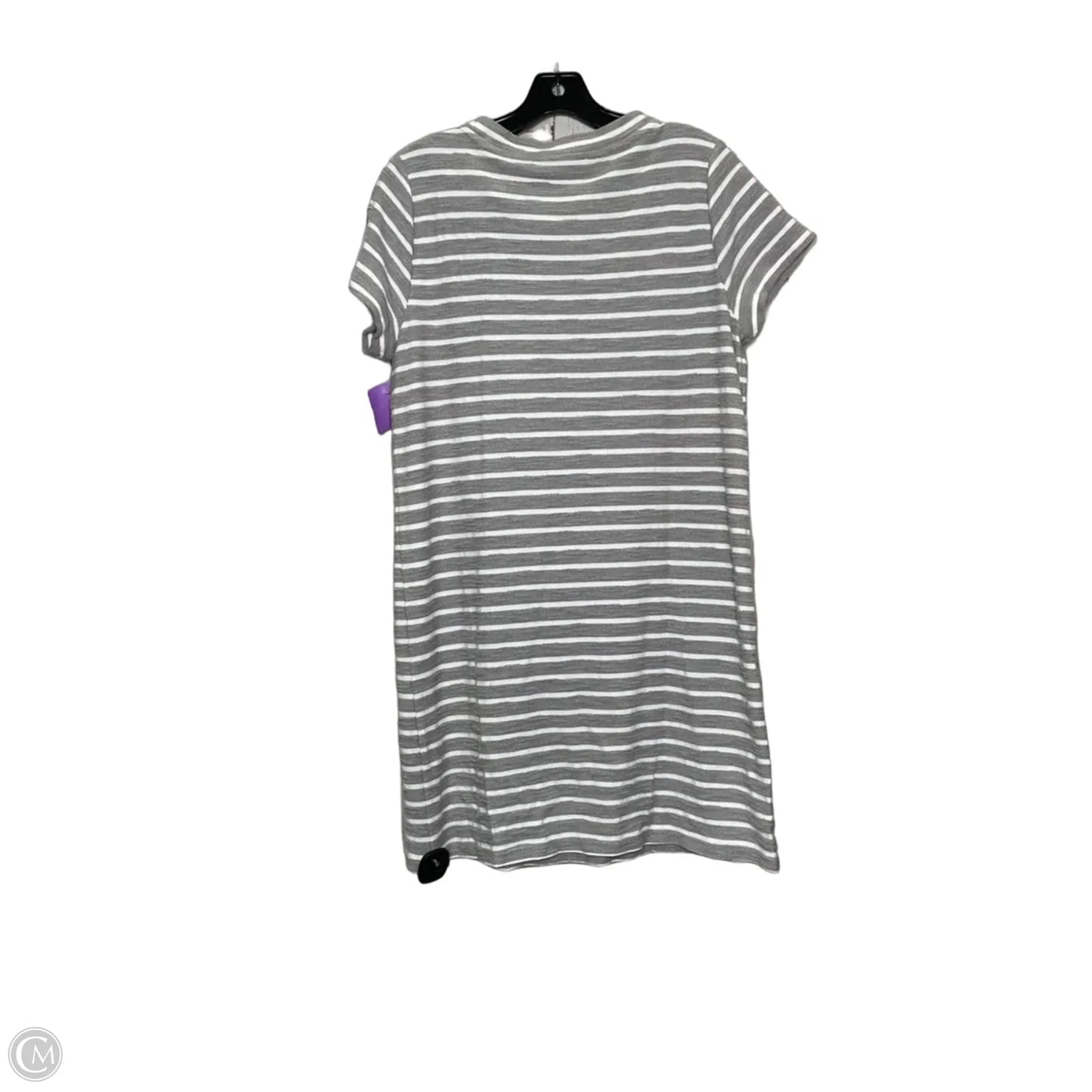Dress Casual Midi By Loft In Grey, Size: L