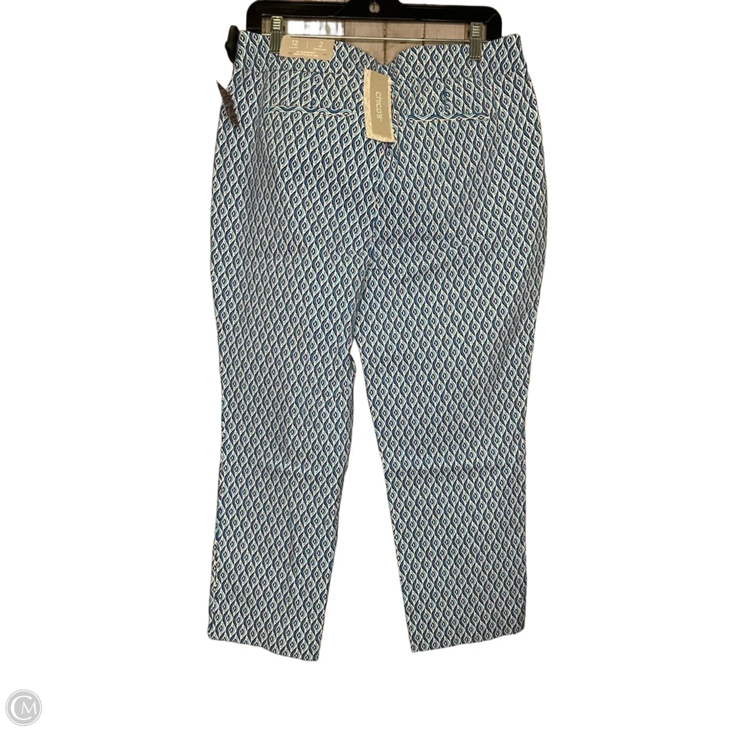 Pants Cropped By Chicos In Blue, Size: 12