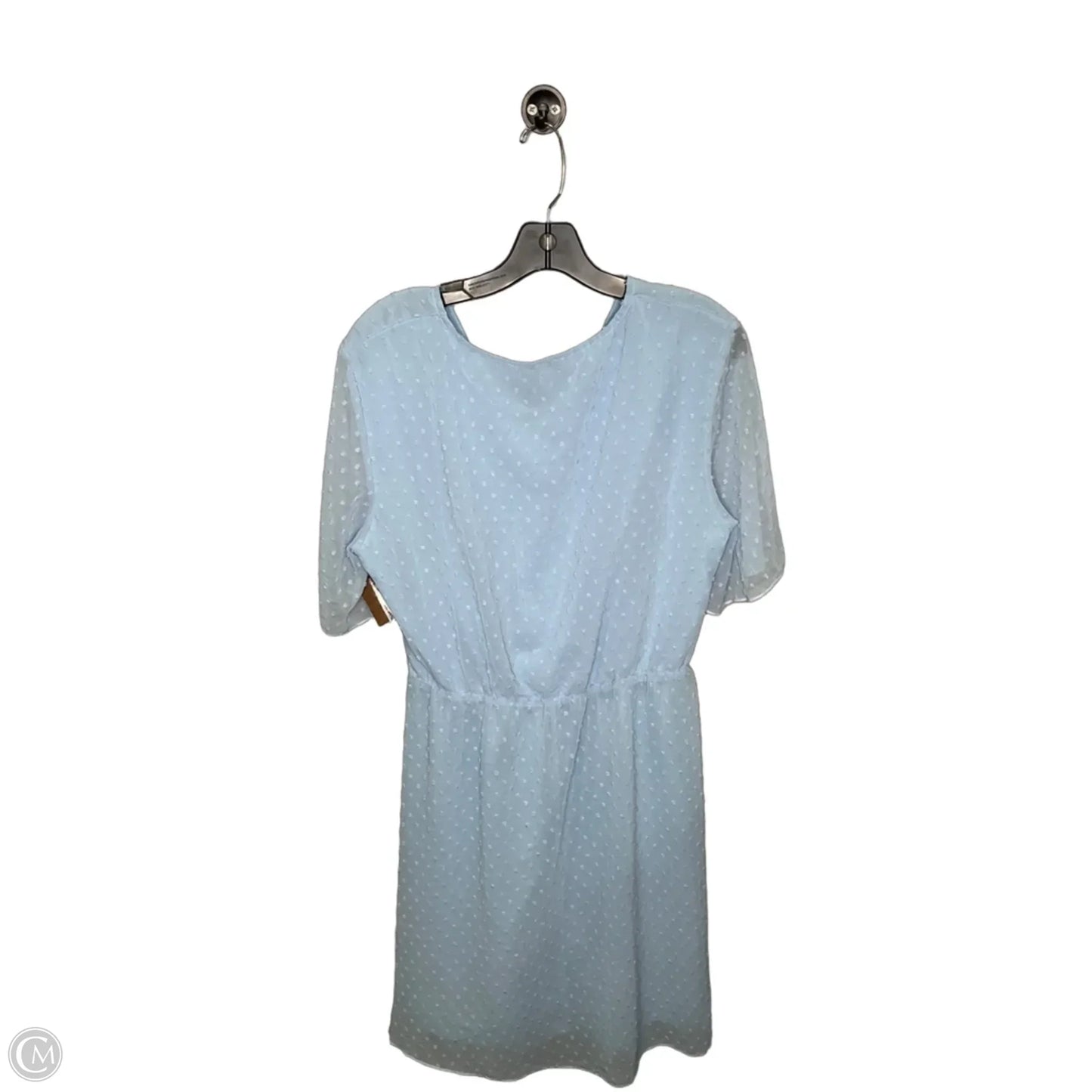Dress Casual Midi By Clothes Mentor In Blue, Size: L