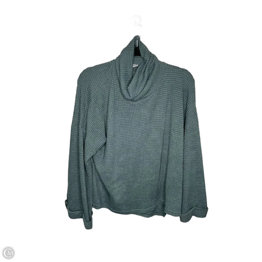 Top Long Sleeve By She + Sky In Green, Size: L