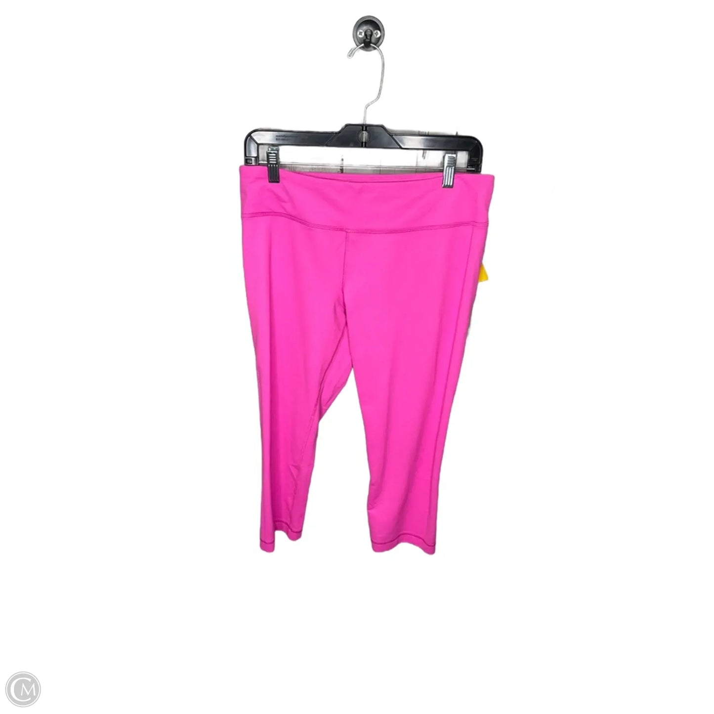 Athletic Leggings Capris By Under Armour In Pink, Size: M