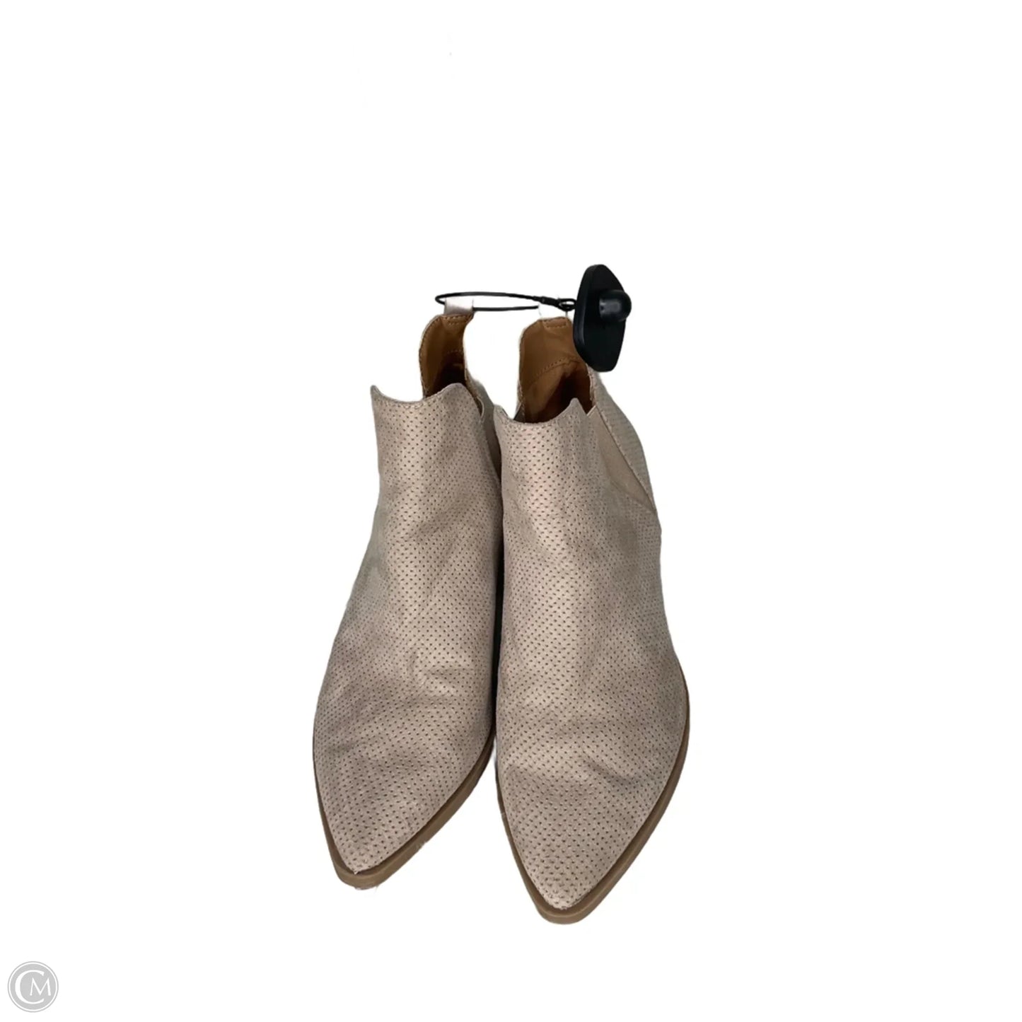 Boots Ankle Heels By Universal Thread In Cream, Size: 8