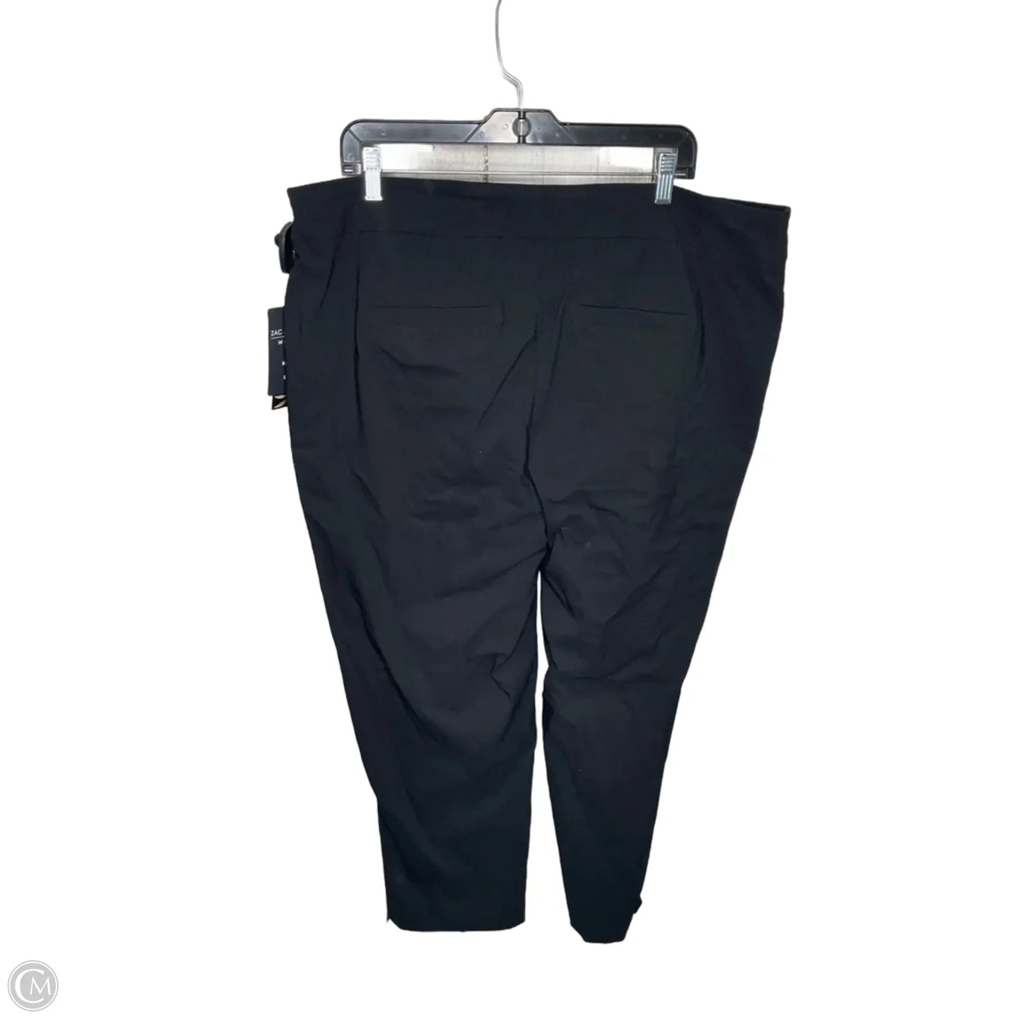 Pants Dress By Zac And Rachel In Black, Size: 20