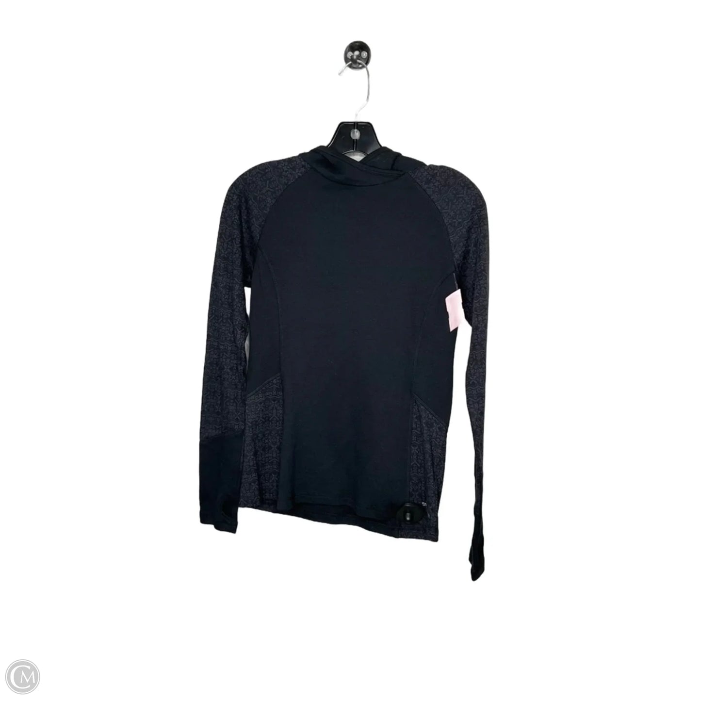 Athletic Top Long Sleeve Hoodie By Eddie Bauer In Black, Size: S