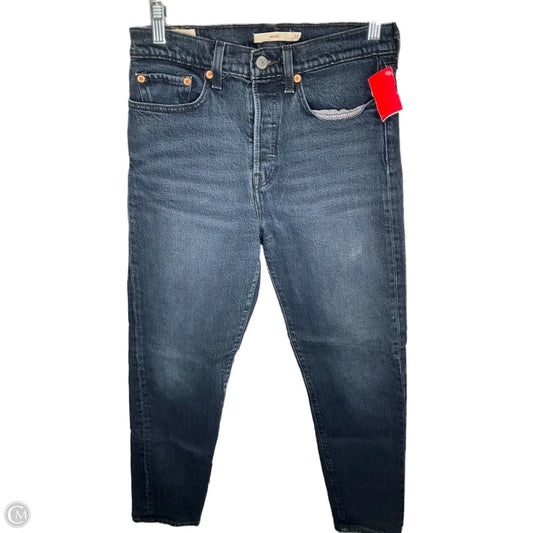 Jeans Straight By Levis In Black, Size: 4