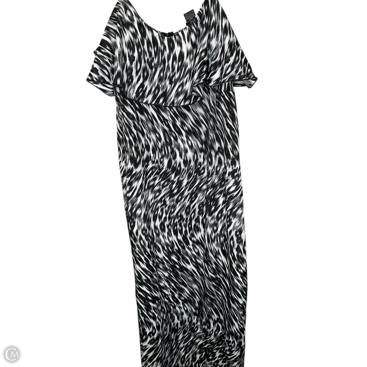 Dress Casual Maxi By Torrid In Black & White, Size: 3x