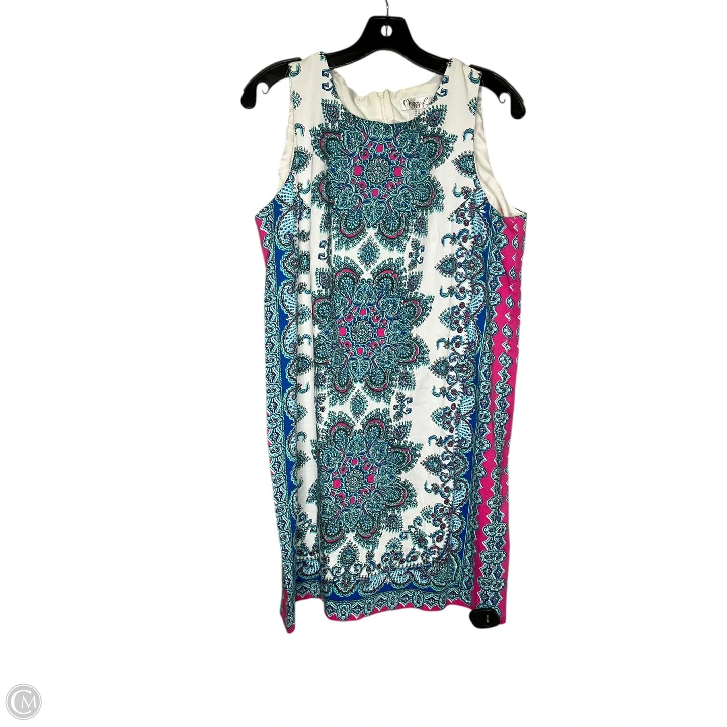 Dress Casual Midi By Clothes Mentor In Blue, Size: 14