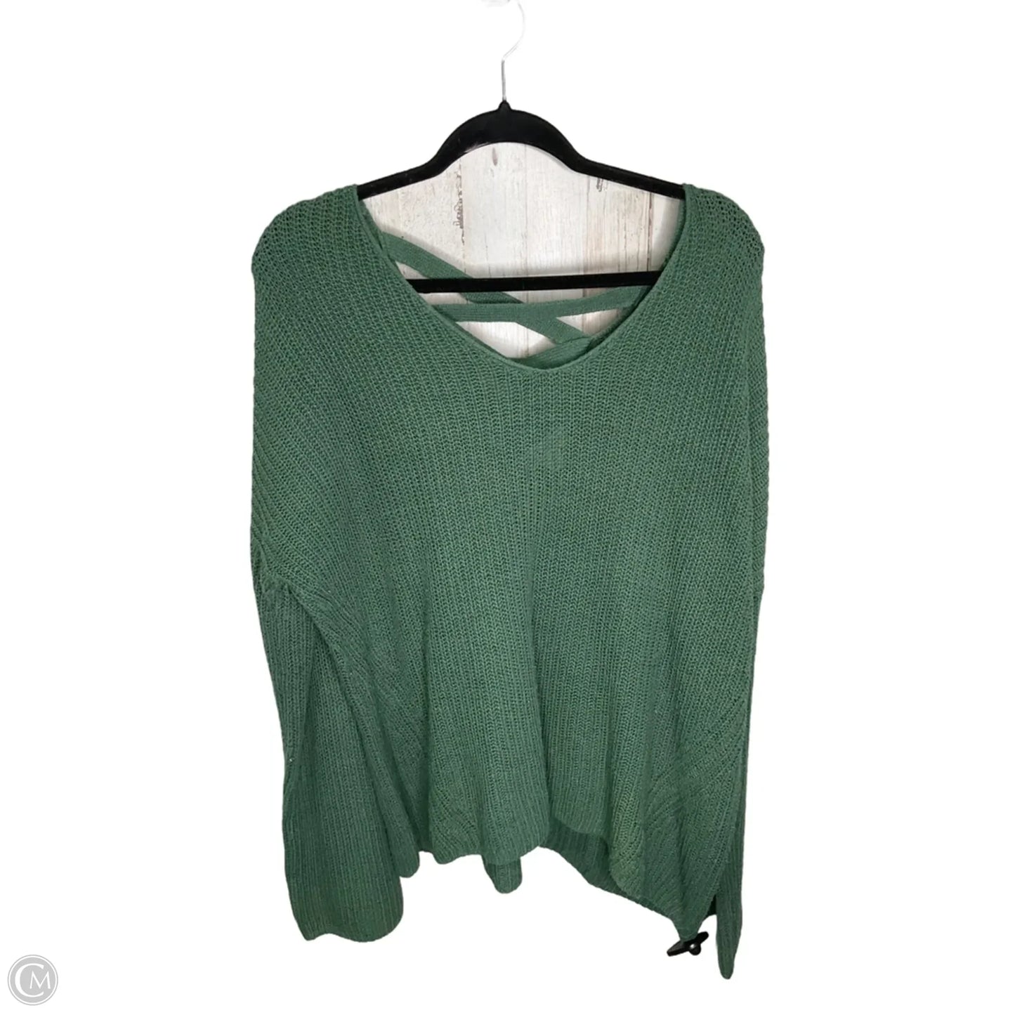 Sweater By Ava & Viv In Green, Size: 1x
