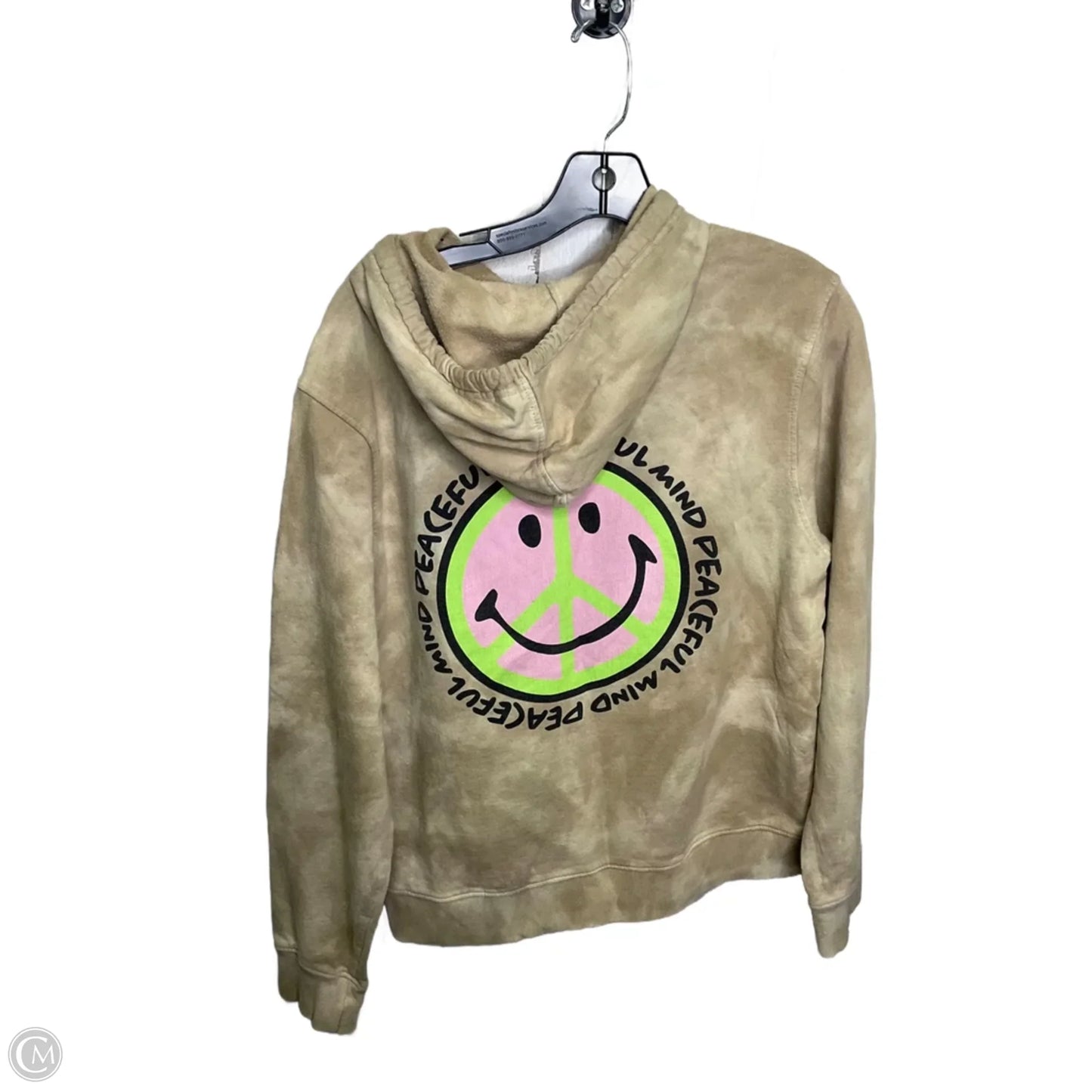 Sweatshirt Hoodie By Clothes Mentor In Brown, Size: M