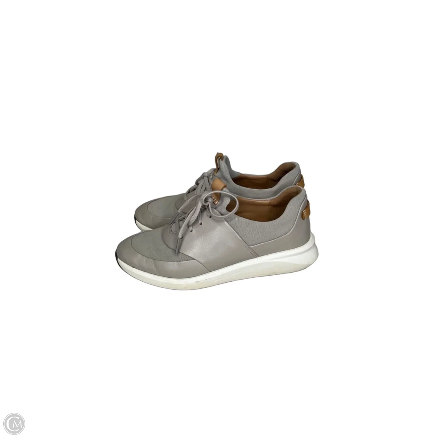 Shoes Athletic By Clarks In Grey, Size: 6.5