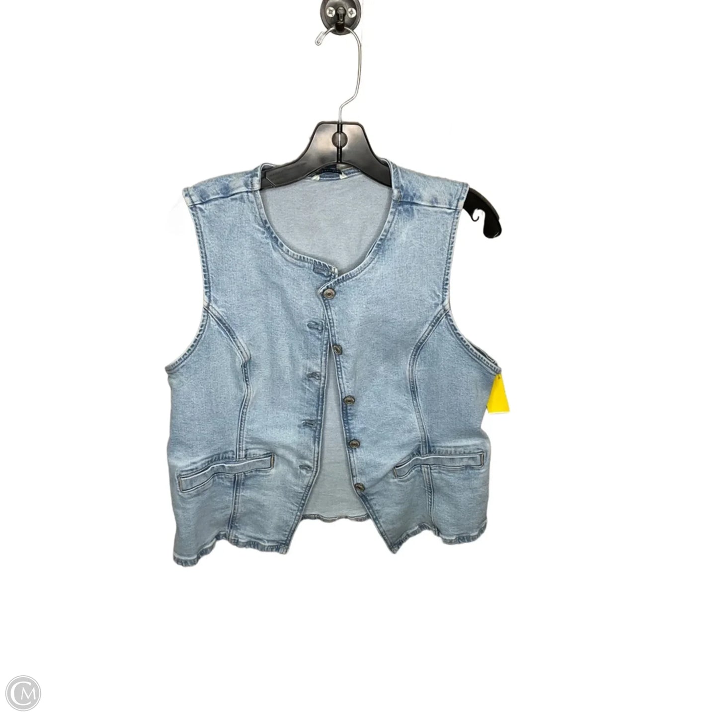 Vest Other By American Eagle In Blue Denim, Size: Xl