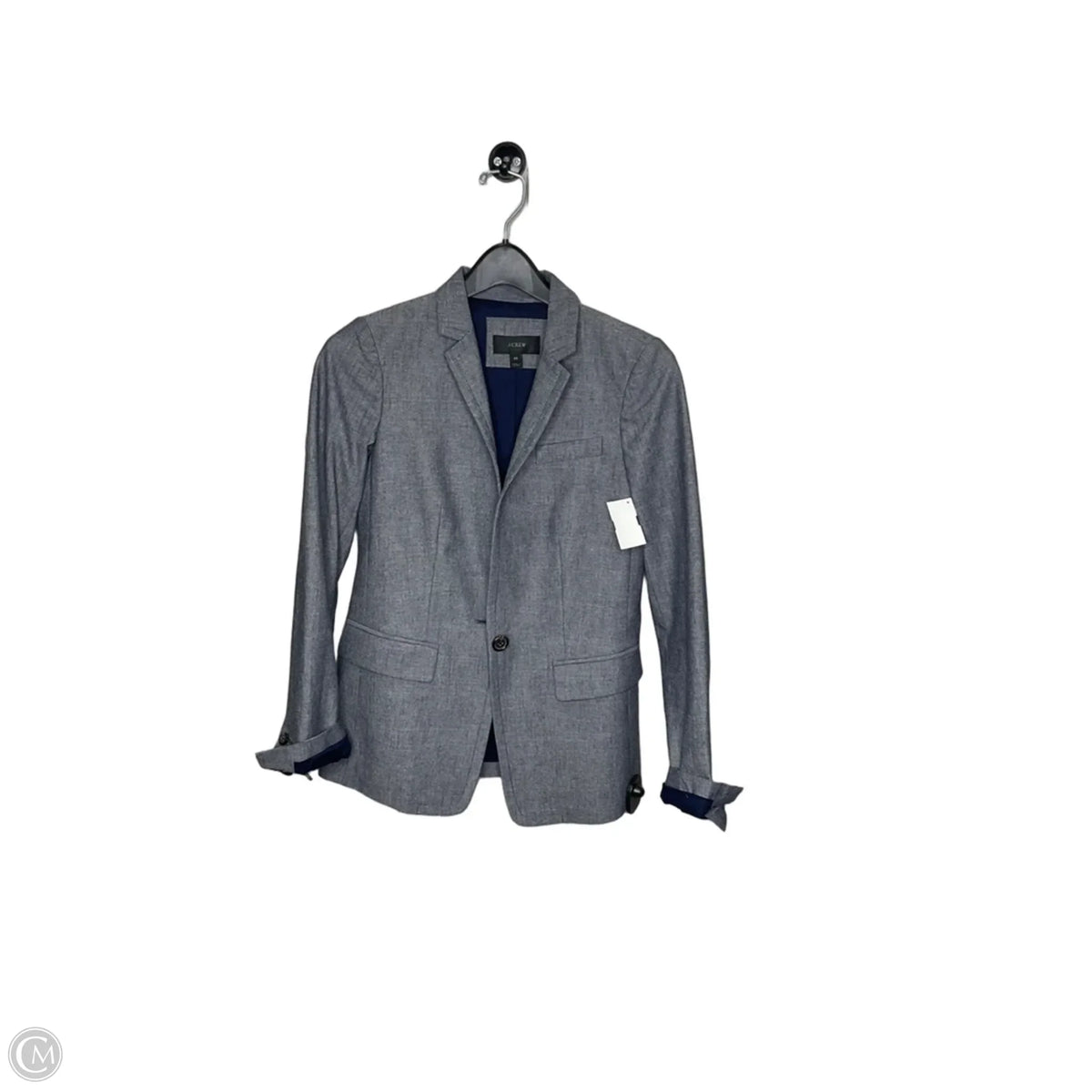 Blazer By J. Crew In Grey, Size: Xs