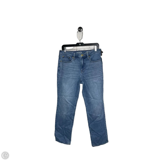 Jeans Straight By J. Crew In Blue Denim, Size: 8