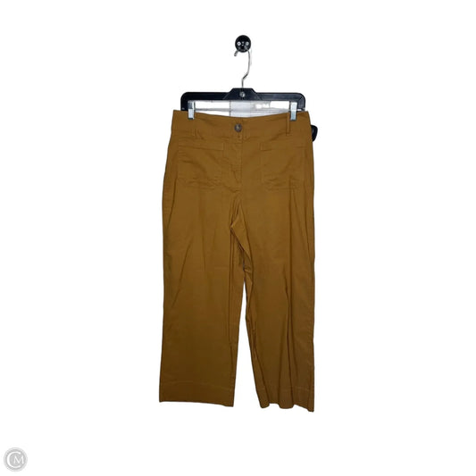 Pants Wide Leg By Nicole Miller In Brown, Size: 6