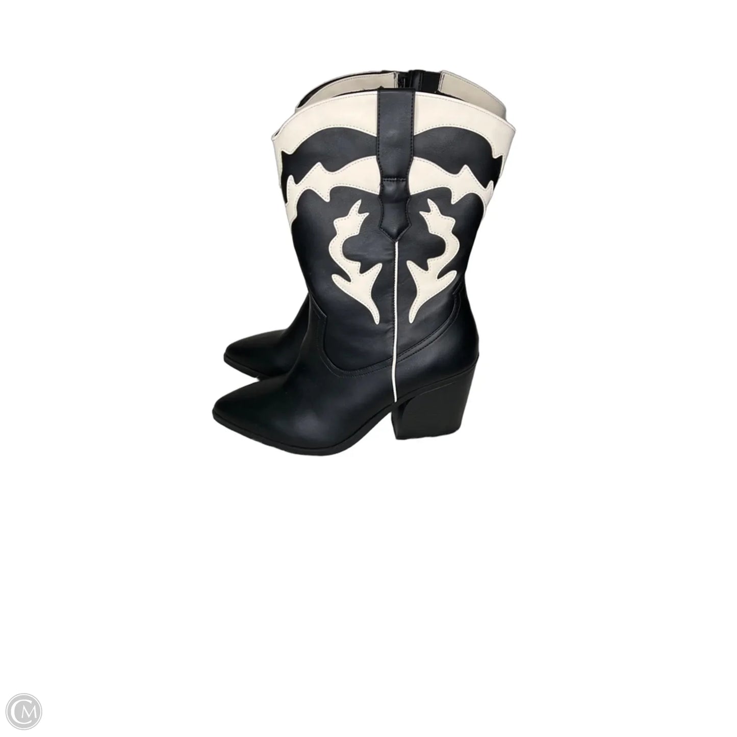 Boots Western By Torrid In Black & White, Size: 12