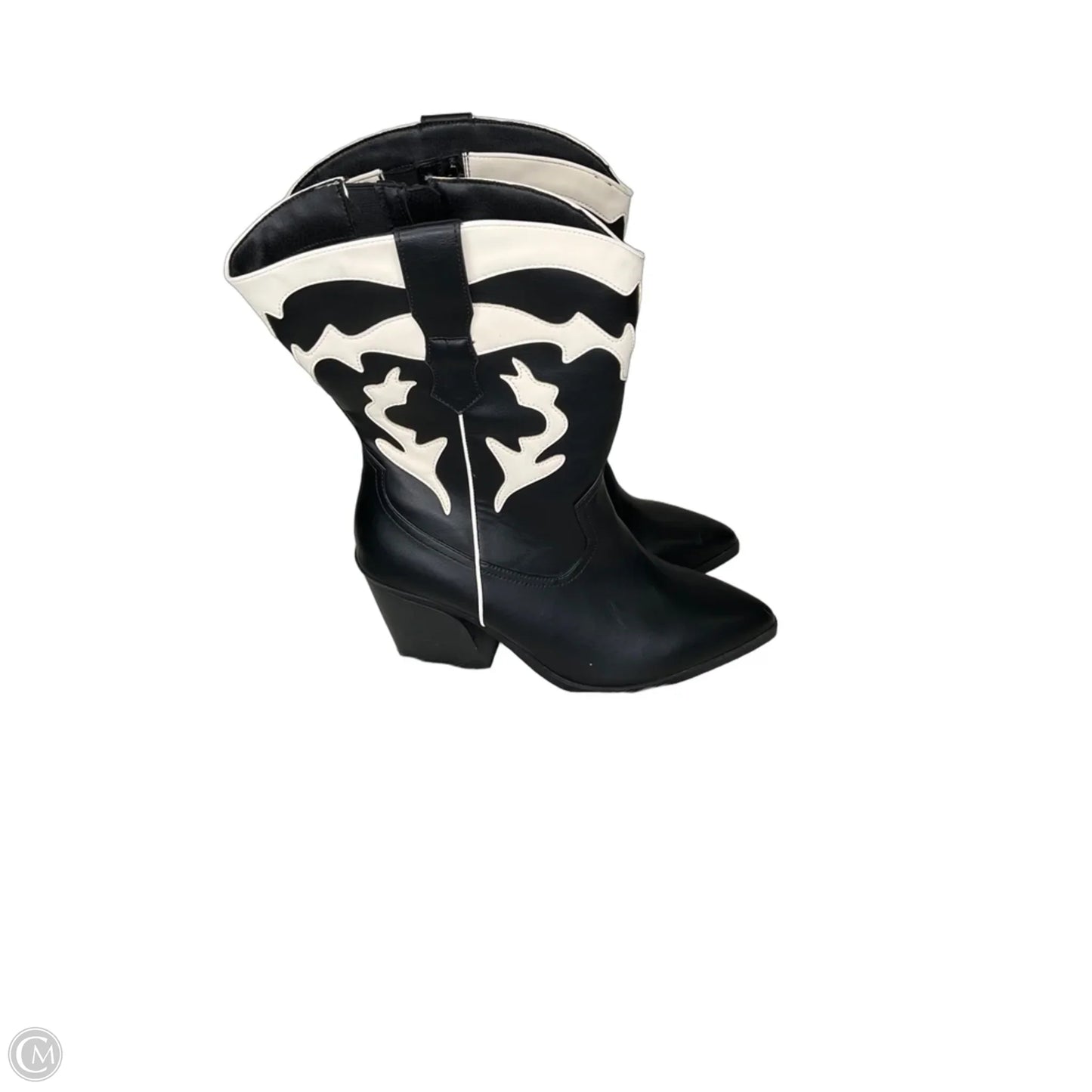Boots Western By Torrid In Black & White, Size: 12