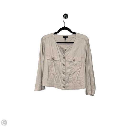 Top Long Sleeve By Torrid In Beige, Size: 2x