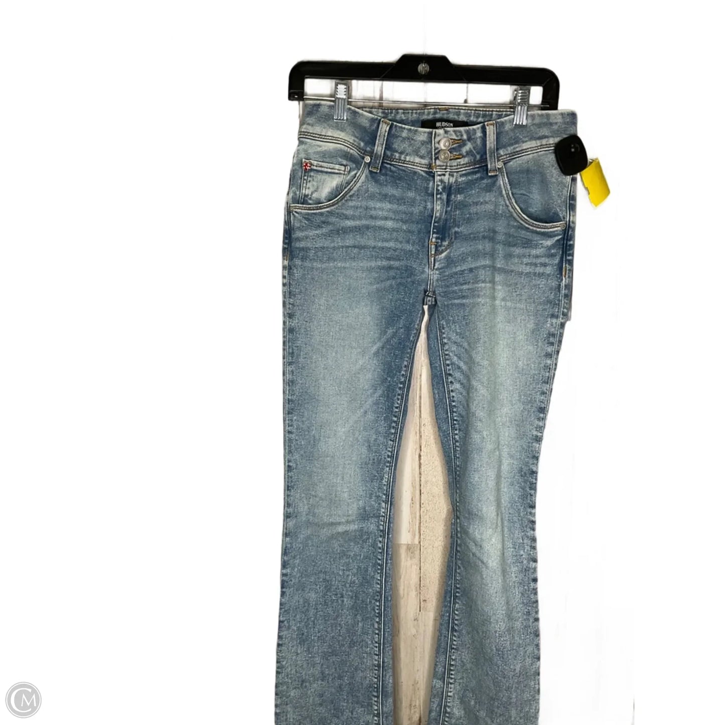 Jeans Boot Cut By Hudson In Blue Denim, Size: 2