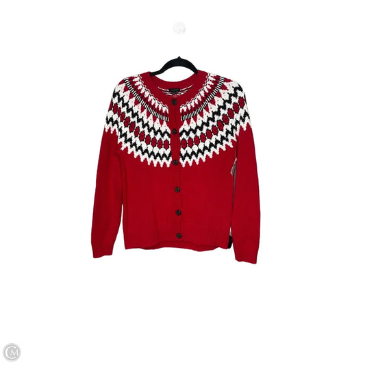Cardigan By Talbots In Red, Size: S