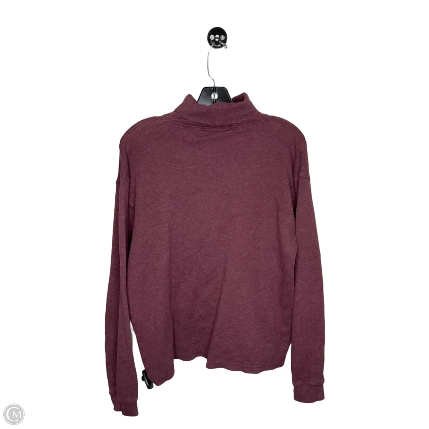 Sweatshirt Collar By Clothes Mentor In Maroon, Size: M