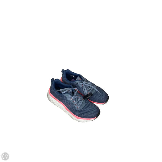 Shoes Sneakers By Skechers In Blue & Pink, Size: 9