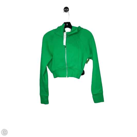 Sweatshirt Hoodie By Lululemon In Green, Size: 4