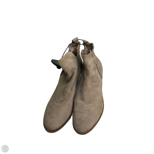 Boots Ankle Heels By Lucky Brand In Beige, Size: 7