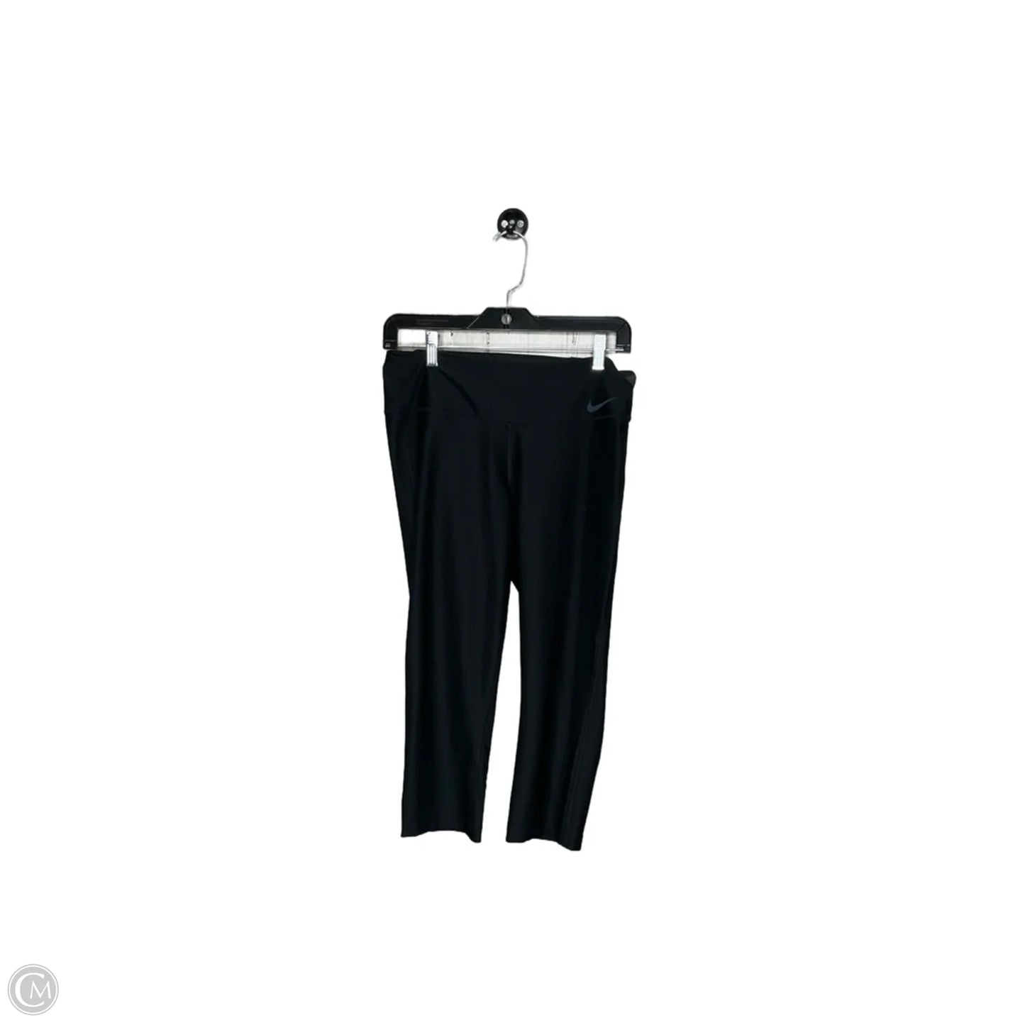 Athletic Leggings Capris By Nike In Black, Size: M