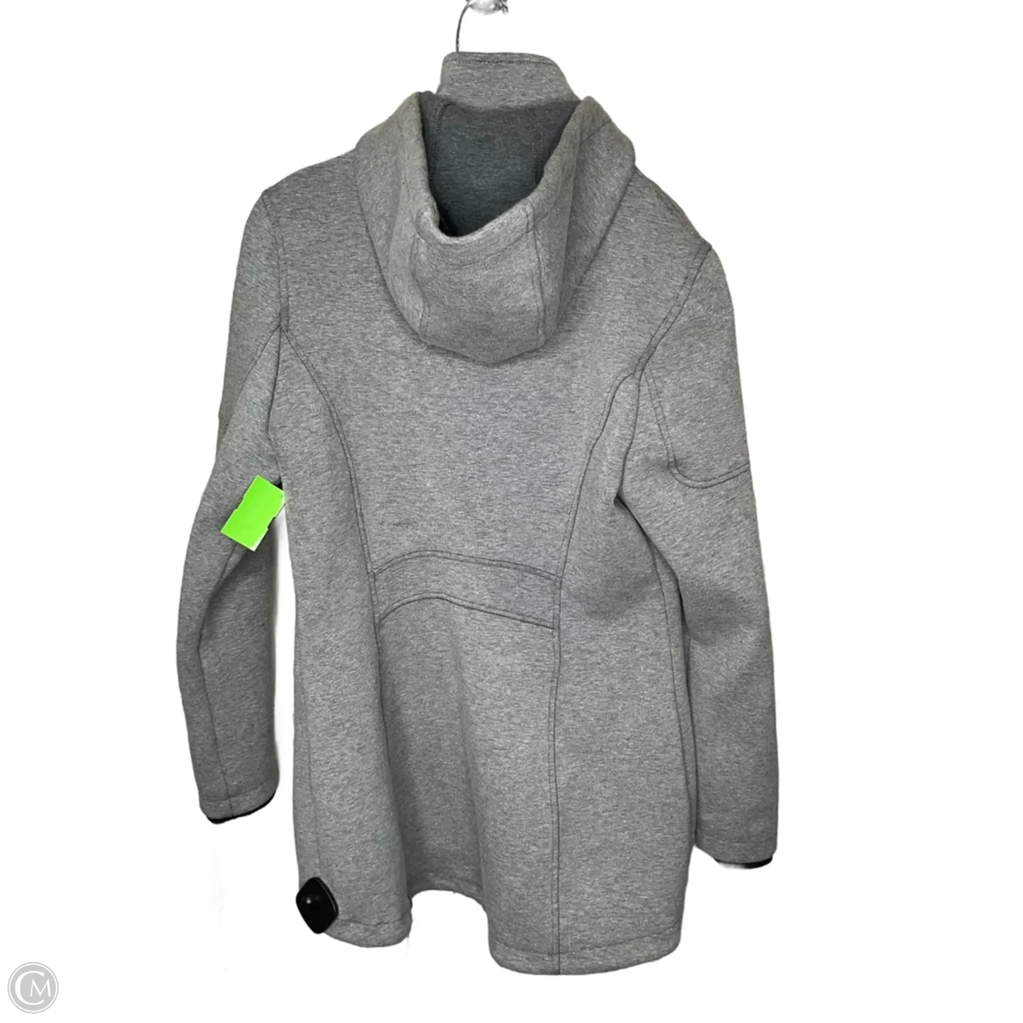 Athletic Jacket By Andrew Marc In Grey, Size: L