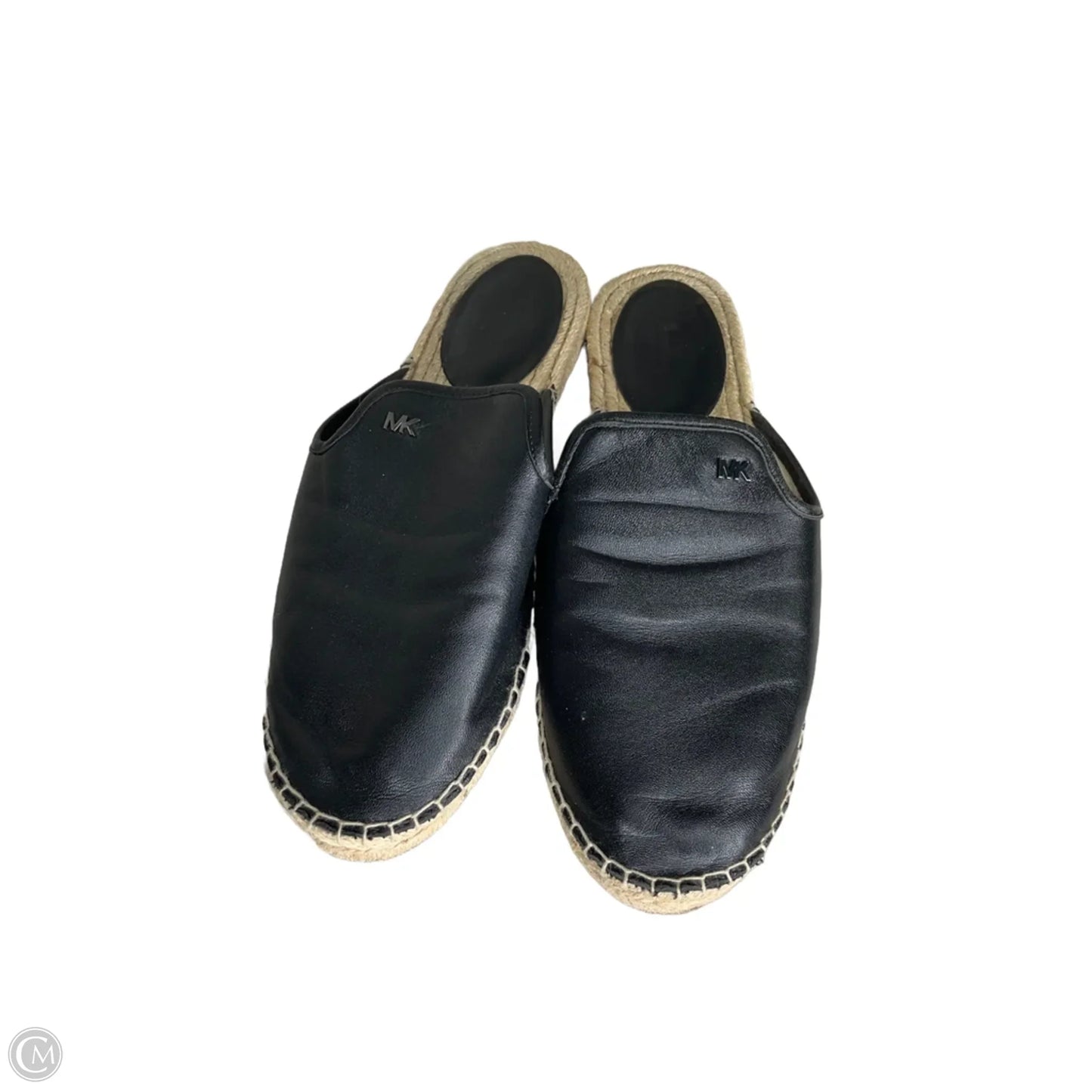 Slippers Designer By Michael Kors In Black, Size: 8.5