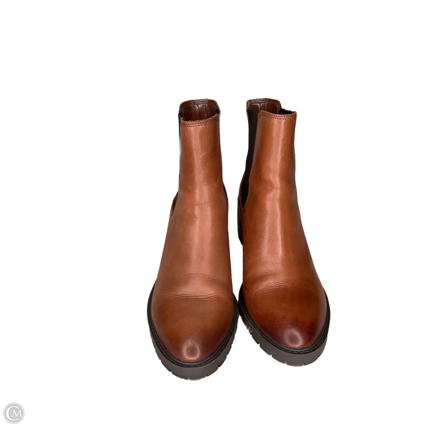 Boots Ankle Heels By Vince Camuto In Brown, Size: 8