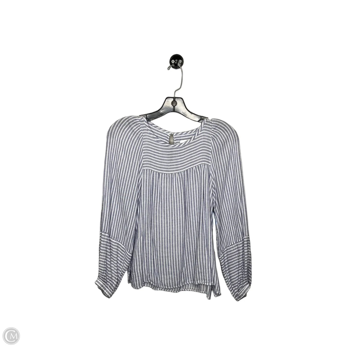 Top Long Sleeve By Loft In Striped Pattern, Size: Xs