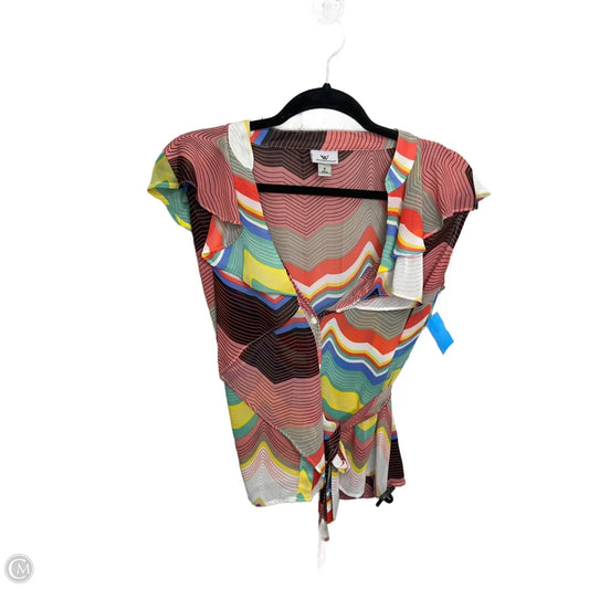 Top Sleeveless By Worthington In Multi-colored, Size: S