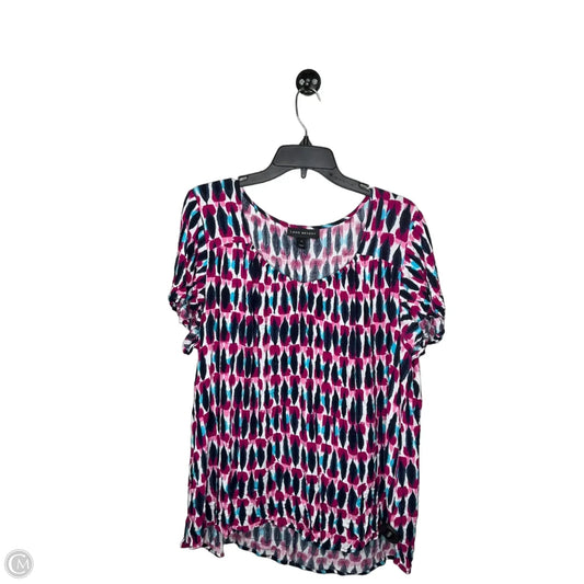 Top Short Sleeve By Lane Bryant In Multi-colored, Size: 18