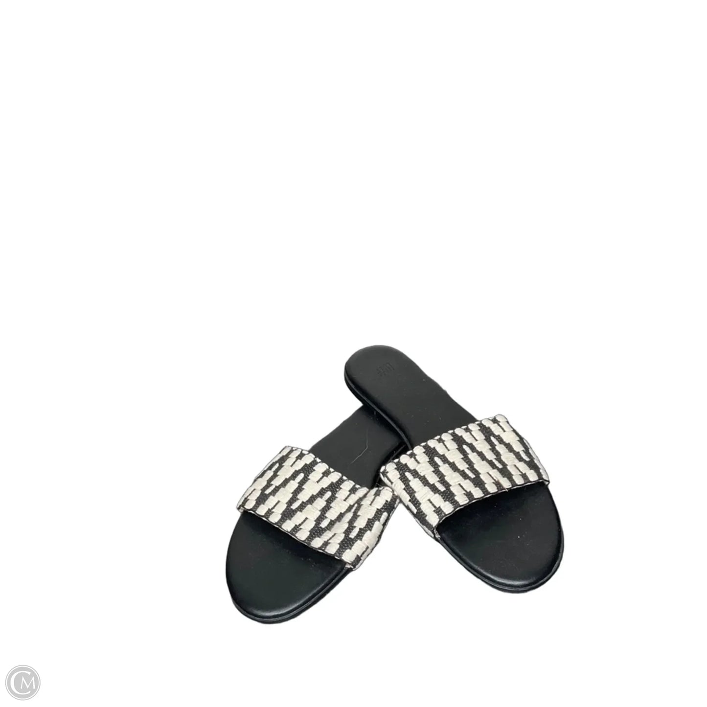 Sandals Flats By H&m In Black, Size: 8