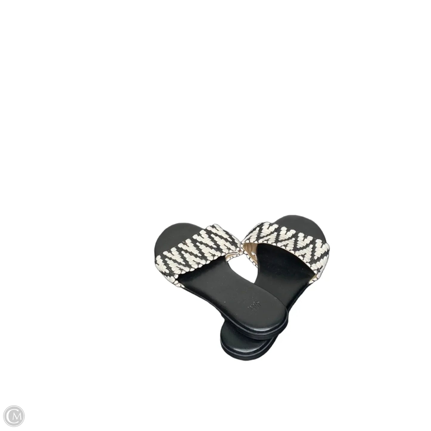 Sandals Flats By H&m In Black, Size: 8