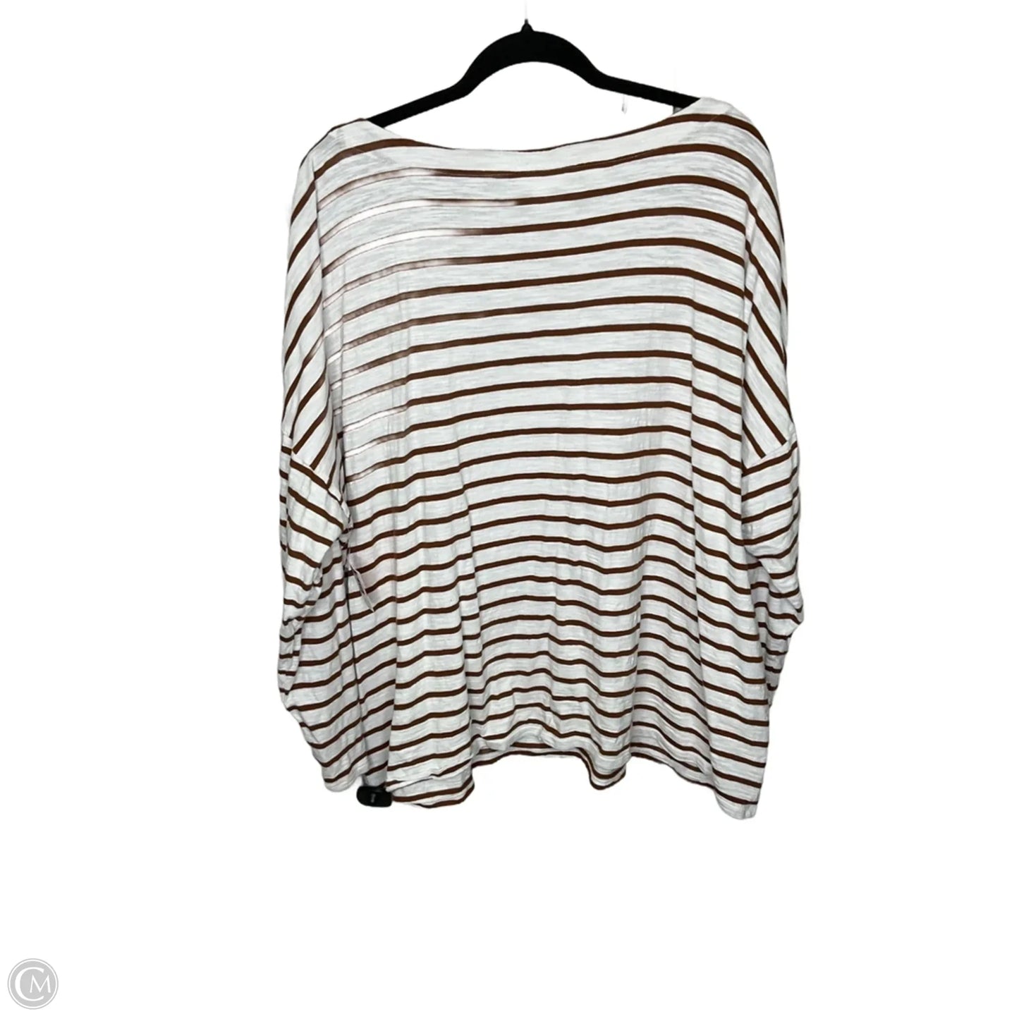 Top Long Sleeve By J. Jill In Striped Pattern, Size: 3x